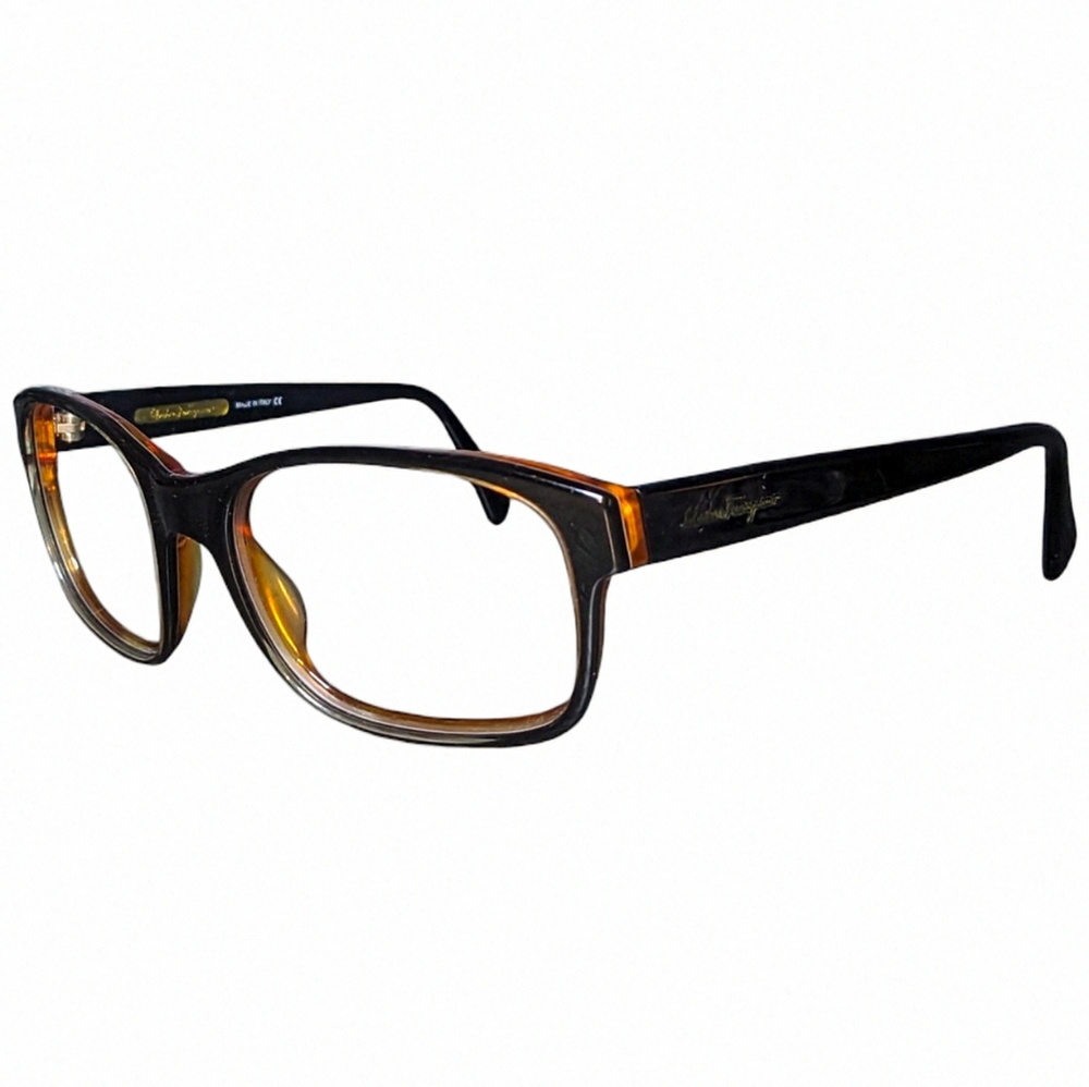 Salvatore Ferragamo | 2010 Black Rectangular Frames